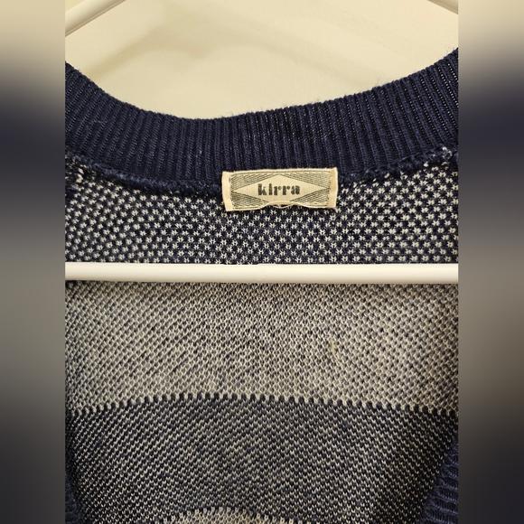 Kirra Blue & White Striped Cardigan with Stars - Picture 2 of 7